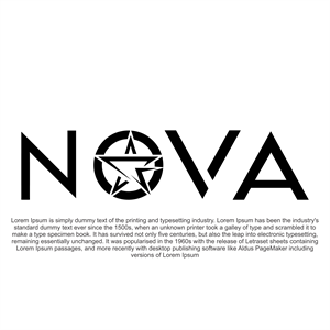 Logo Design by diego costa for Nova store  | Design: #34560256