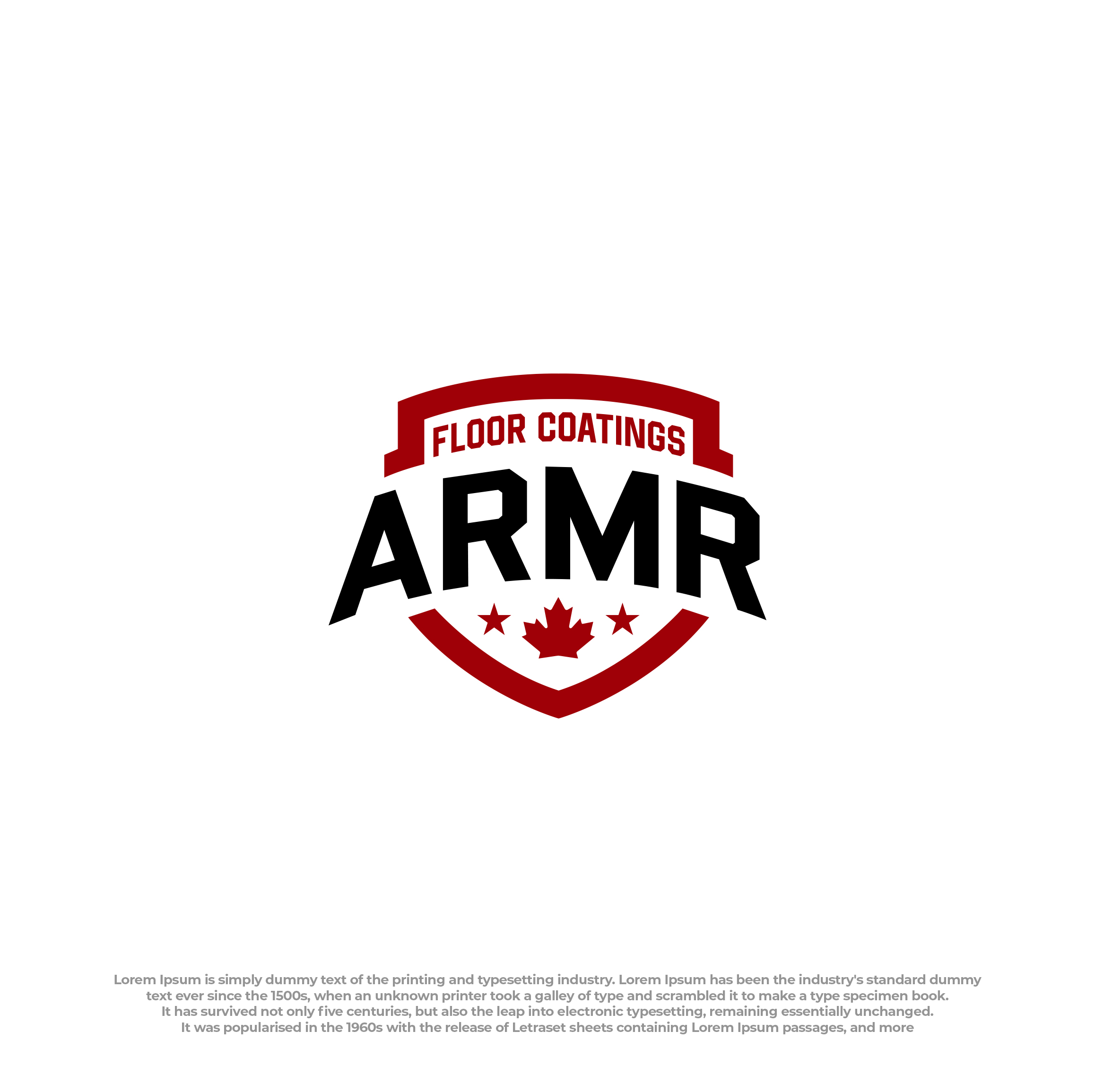 Logo-Design von Ura Designs für ARMR Floor Coatings | Design #34620709