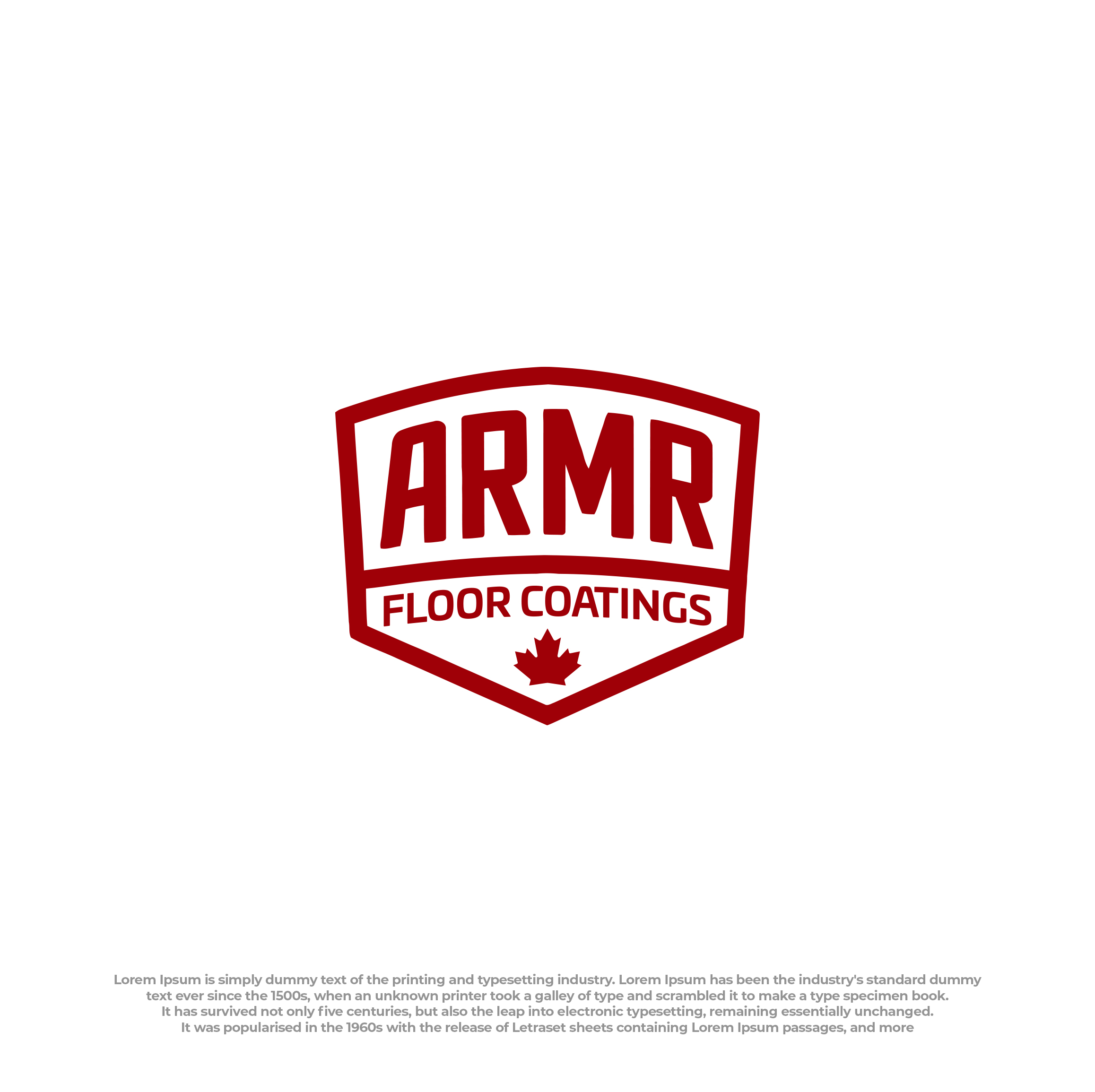 Diseño de Logo por Ura Designs para ARMR Floor Coatings | Diseño #34620710