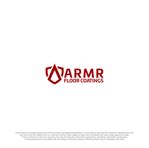 Diseño de Logo por Ura Designs para ARMR Floor Coatings | Diseño: #34620711