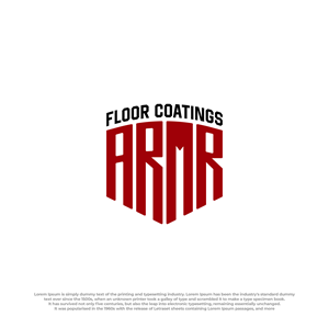 Diseño de Logo por Ura Designs para ARMR Floor Coatings | Diseño: #34620712