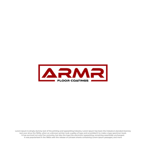 Diseño de Logo por Ura Designs para ARMR Floor Coatings | Diseño: #34620713