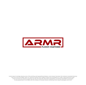 Diseño de Logo por Ura Designs para ARMR Floor Coatings | Diseño: #34620714