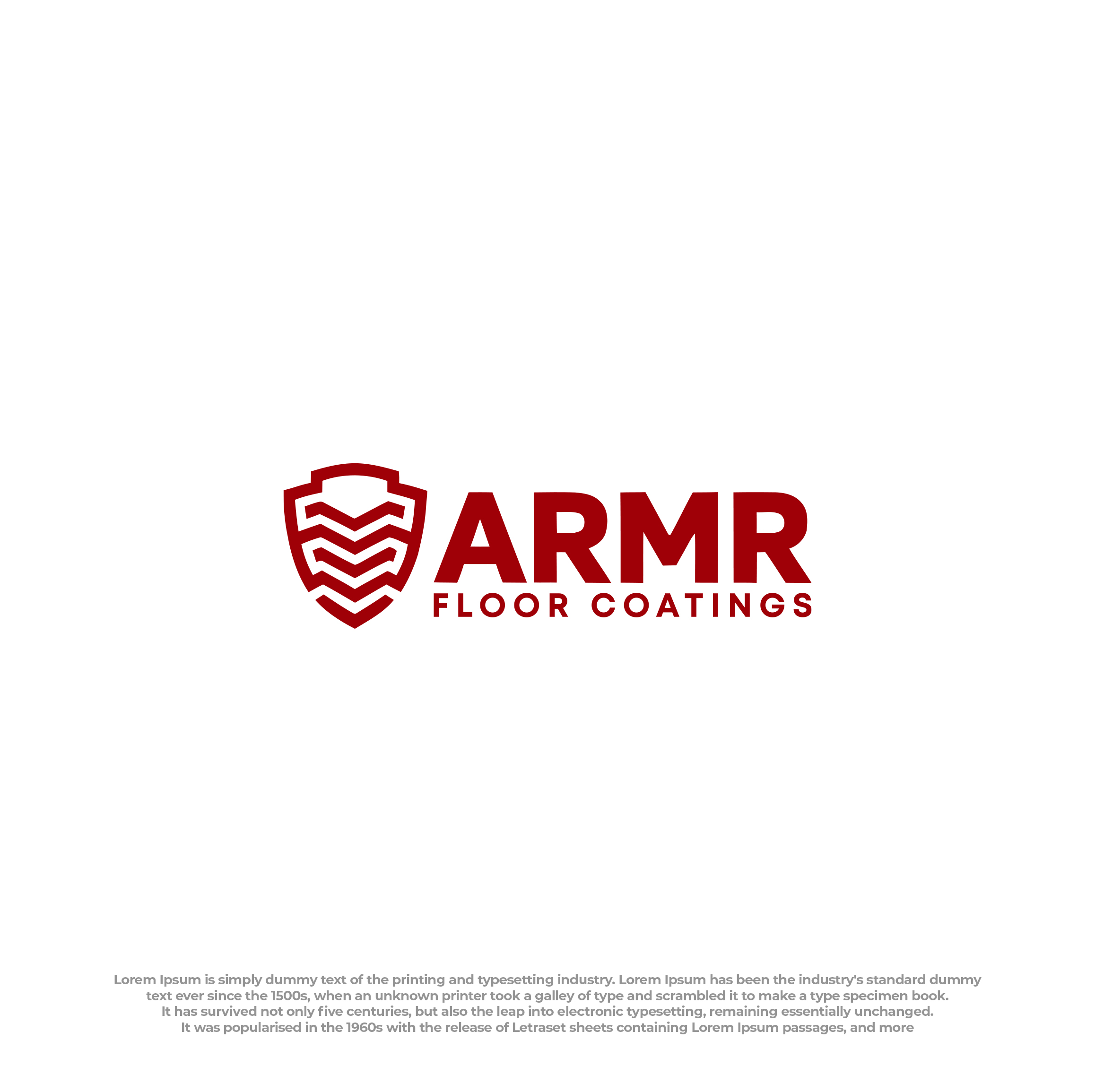 Diseño de Logo por Ura Designs para ARMR Floor Coatings | Diseño #34620716