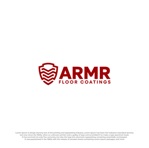 Diseño de Logo por Ura Designs para ARMR Floor Coatings | Diseño: #34620716