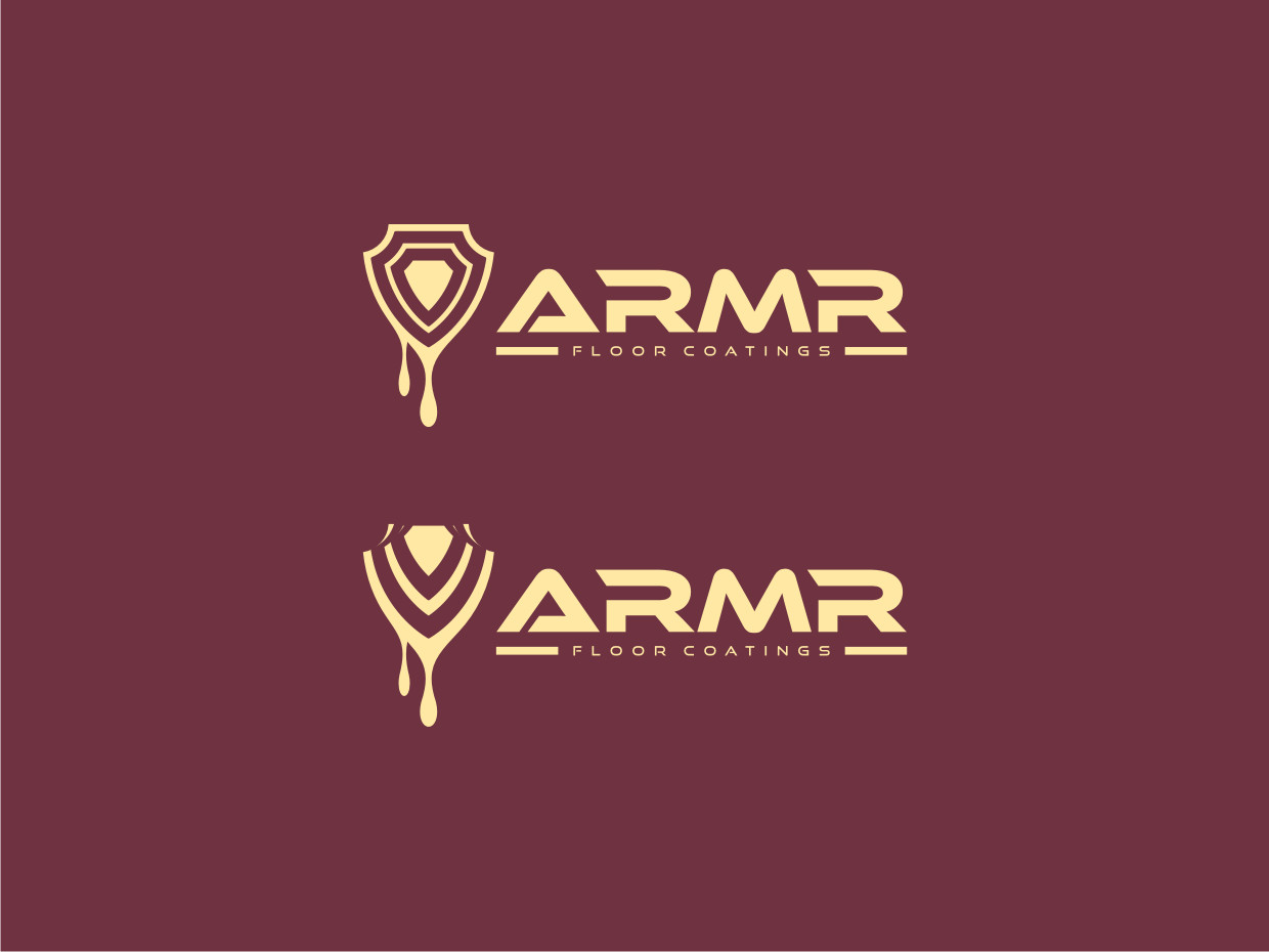 Logo Design by Atvento Graphics for ARMR Floor Coatings | Design #34611689