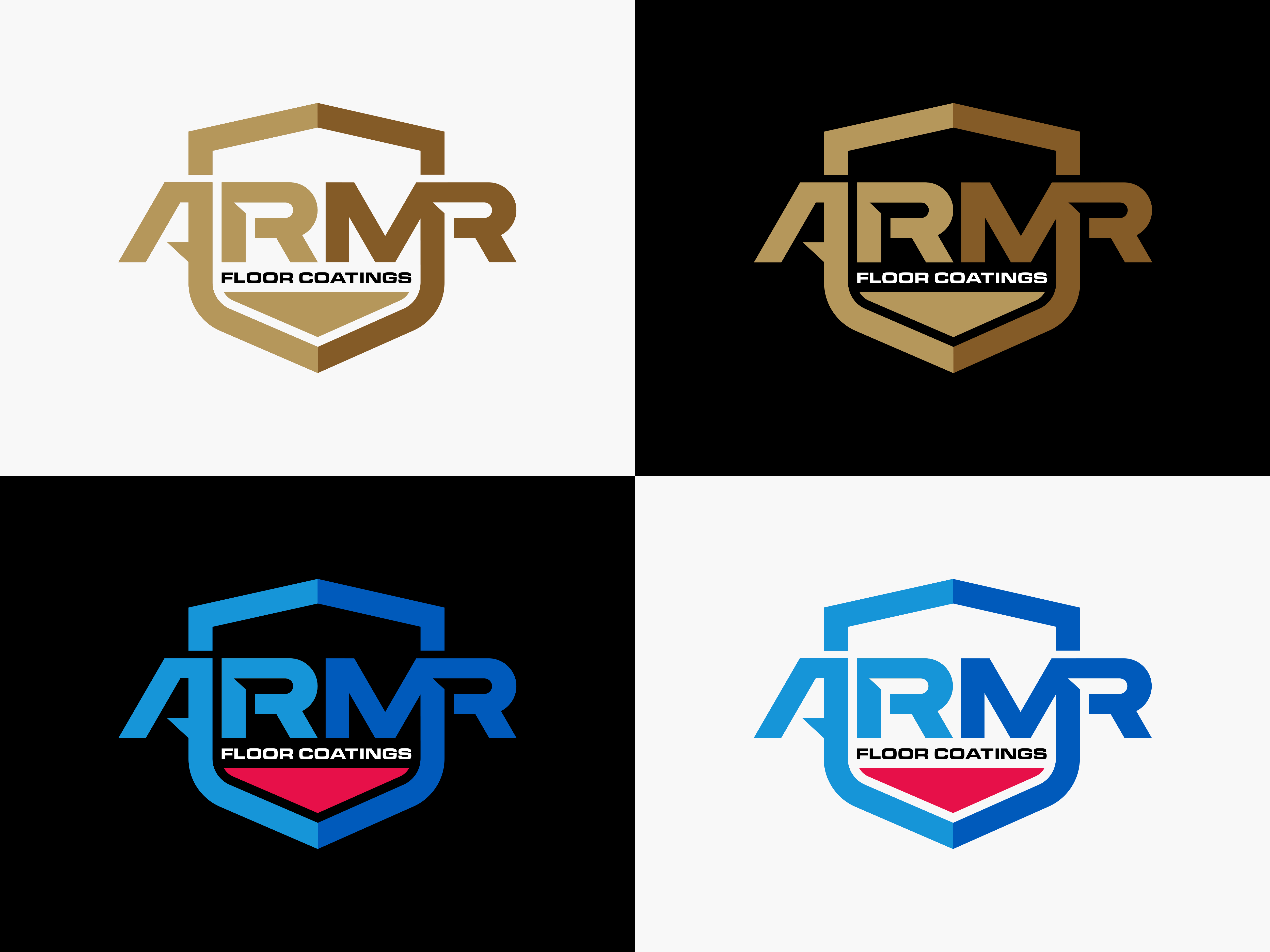 Logo Design by ArtTank for ARMR Floor Coatings | Design #34614432