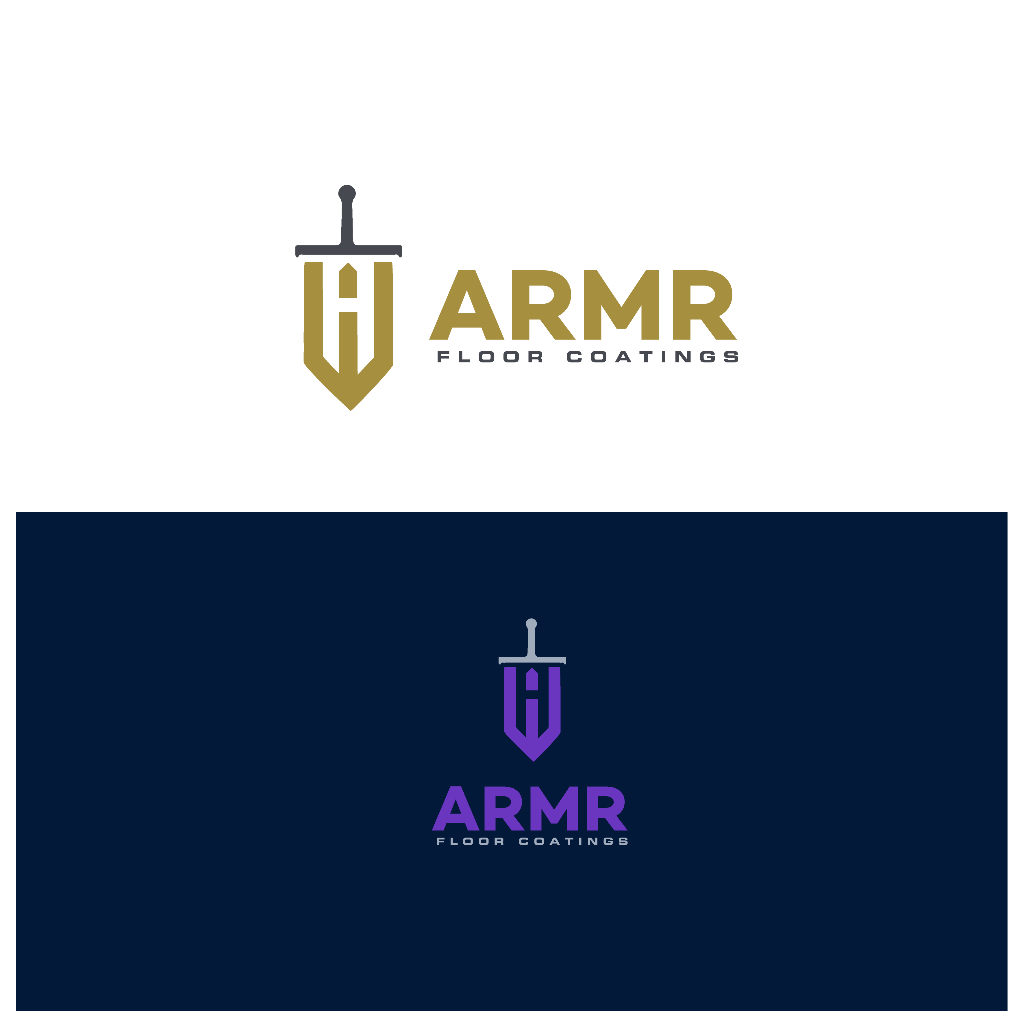 Logo Design by GraphArt for ARMR Floor Coatings | Design #34626591
