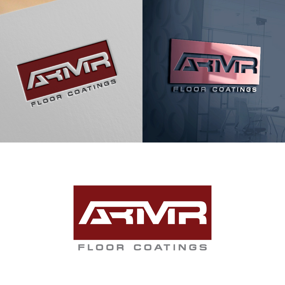 Diseño de Logo por Znuj Esilas para ARMR Floor Coatings | Diseño #34621575