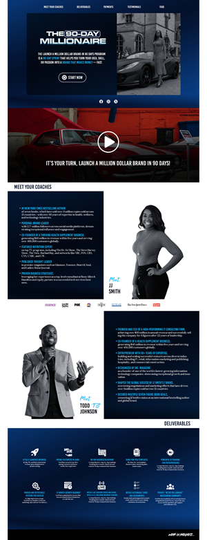 Landing Page Design by Ndembs for Adiva+Publishing | Design: #34573947