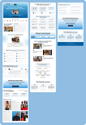 Landing Page Design by EPF98Designs