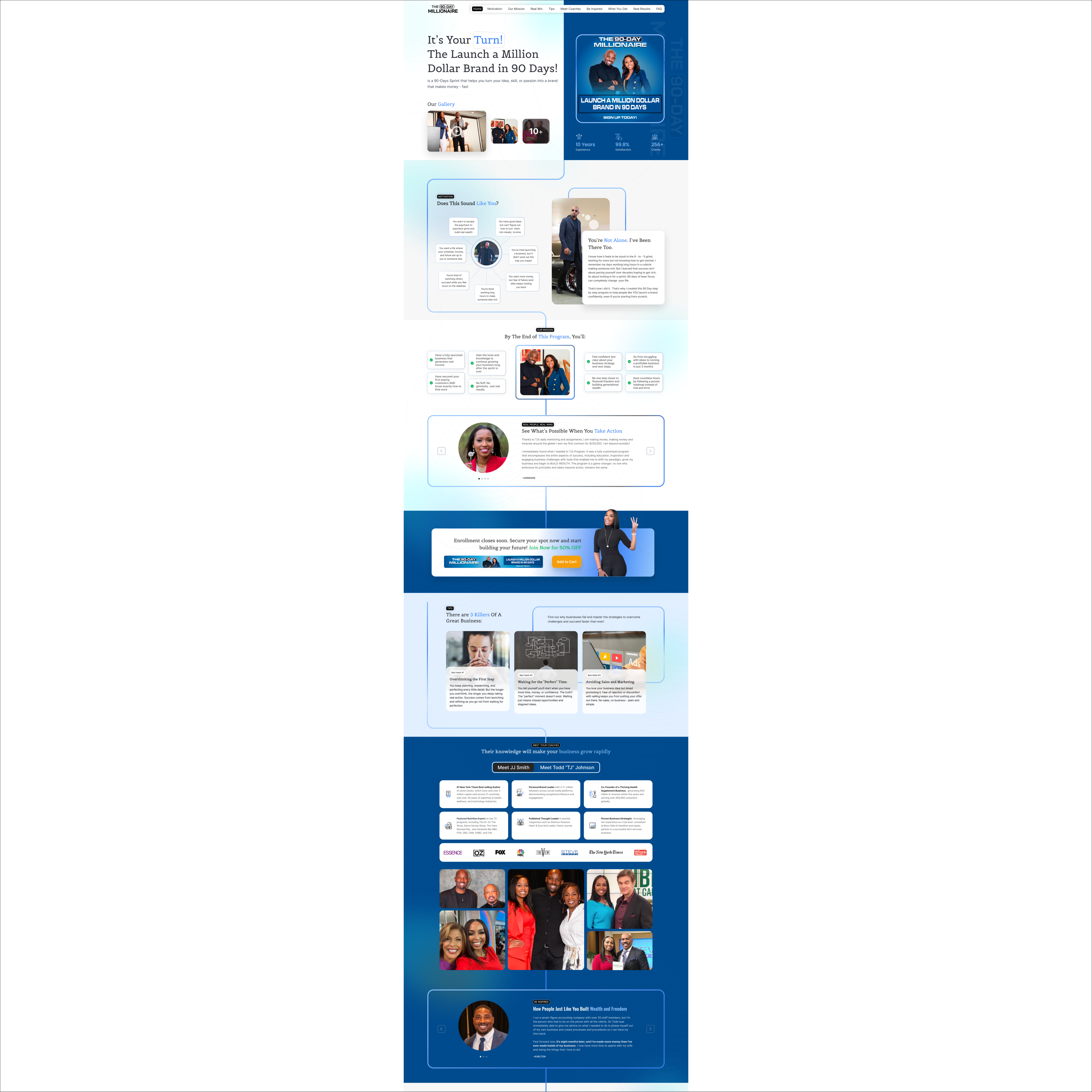Landing Page Design by cardiboy for Adiva+Publishing | Design #34603272