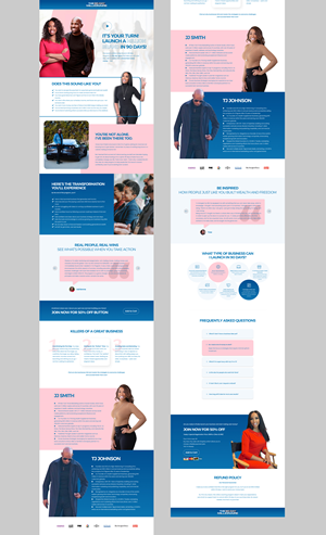 Landing Page Design by Maxo-Biz for Adiva+Publishing | Design: #34583443