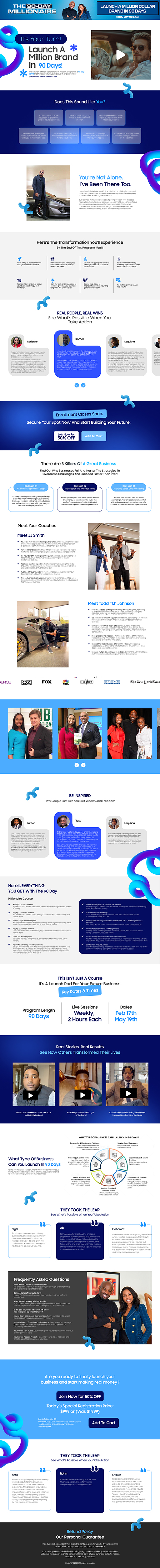 Landing Page Design by Graphic Guy for Adiva+Publishing | Design #34575999