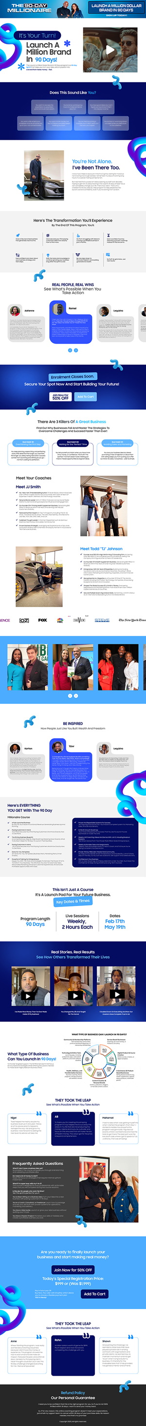 Landing Page Design by Graphic Guy for Adiva+Publishing | Design: #34575999