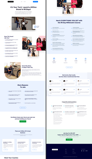 Landing Page Design by Andre Swaby Creative Studio for Adiva+Publishing | Design: #34584715