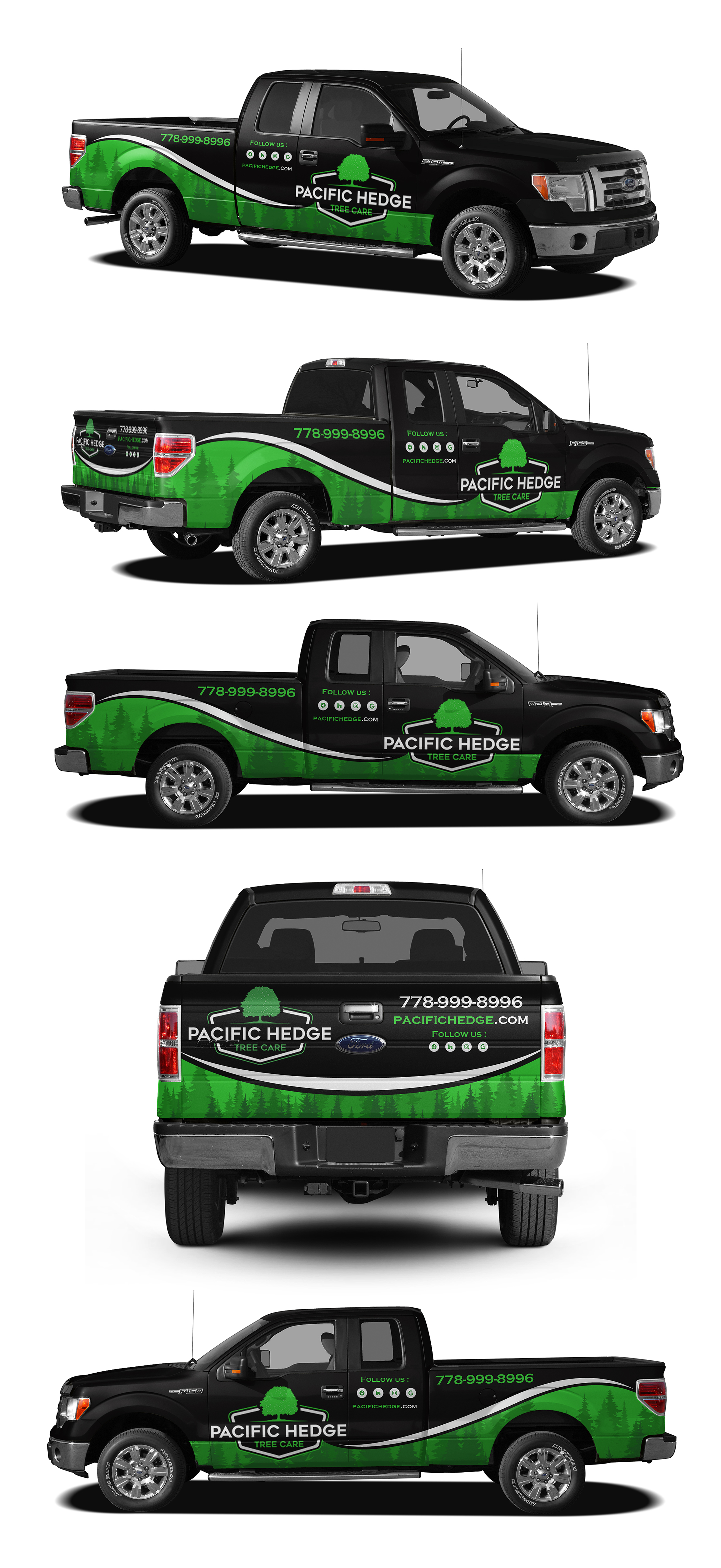 Car Wrap Design by AZ_Studio for Pacific Hedge Tree Care | Design #34583065