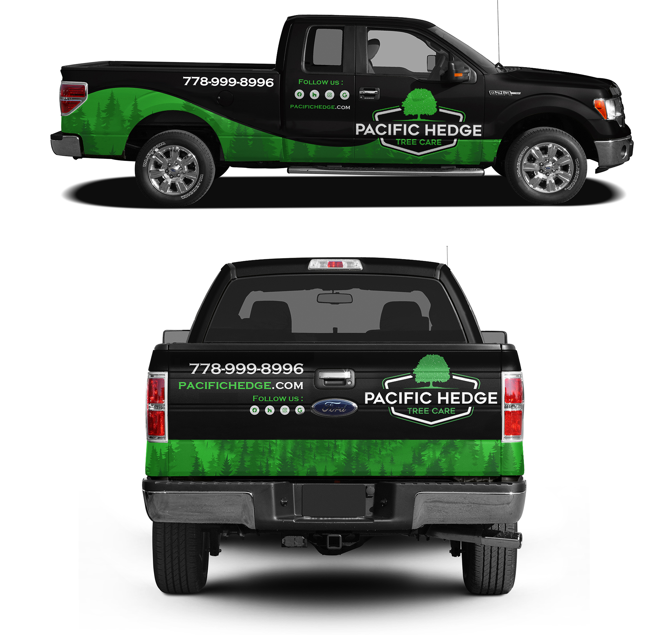 Car Wrap Design by AZ_Studio for Pacific Hedge Tree Care | Design #34603345