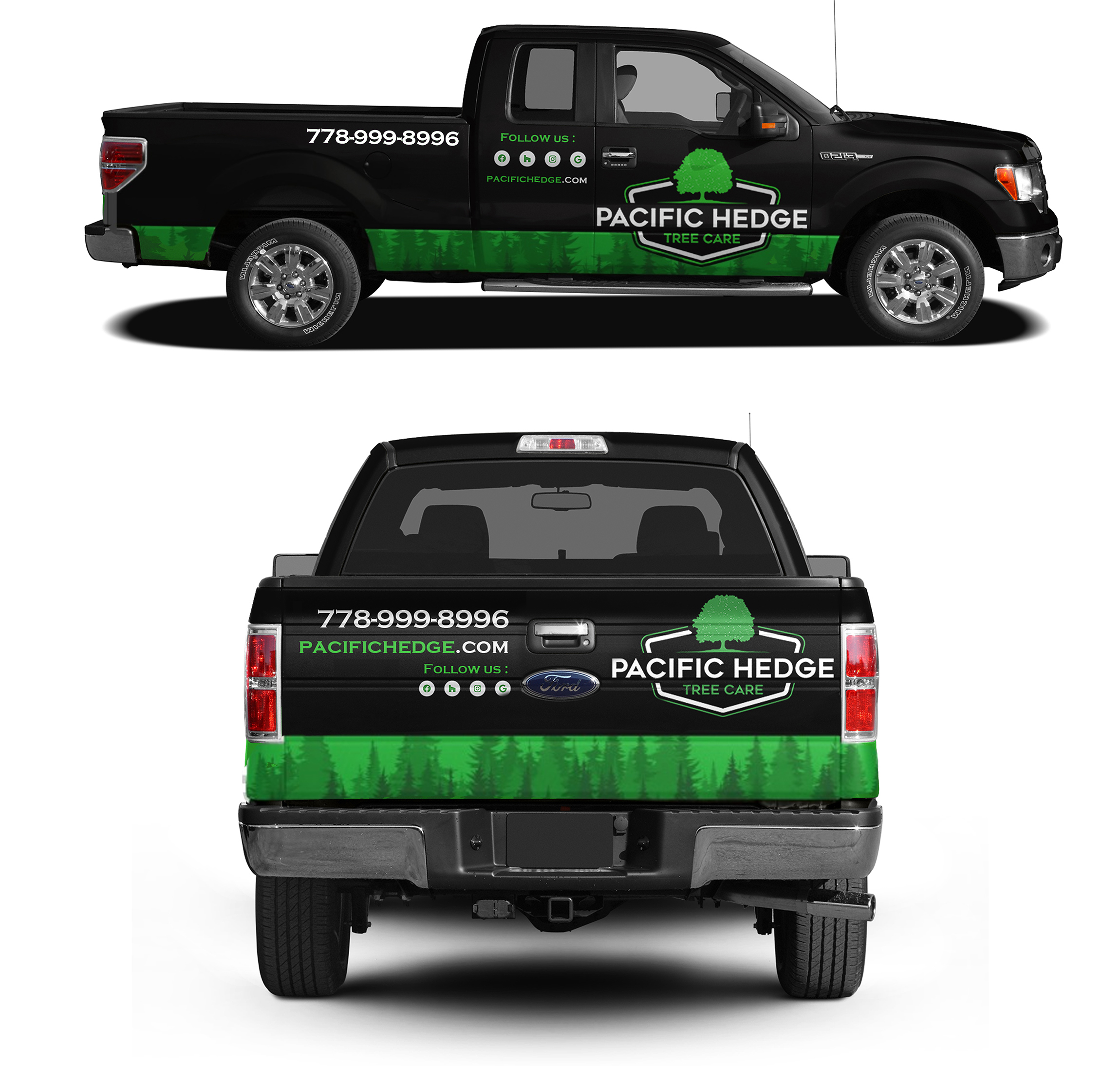 Car Wrap Design by AZ_Studio for Pacific Hedge Tree Care | Design #34603508