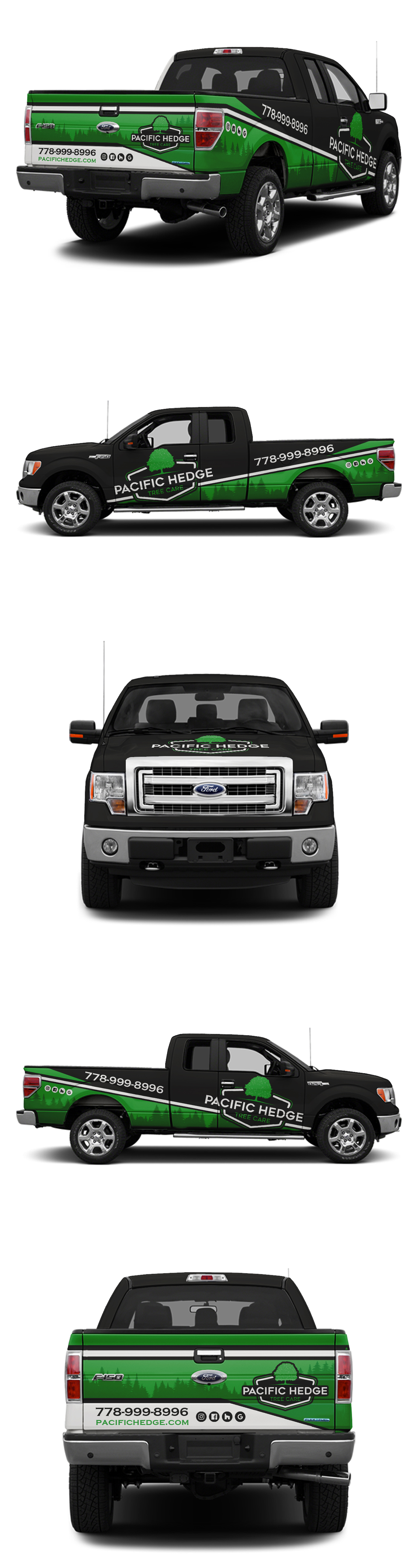 Car Wrap Design by ANGGI MAULANA PRAKOSO for Pacific Hedge Tree Care | Design #34602555
