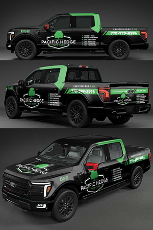 Car Wrap Design by DESIGN SOLUTIONS 007 for Pacific Hedge Tree Care | Design: #34570410