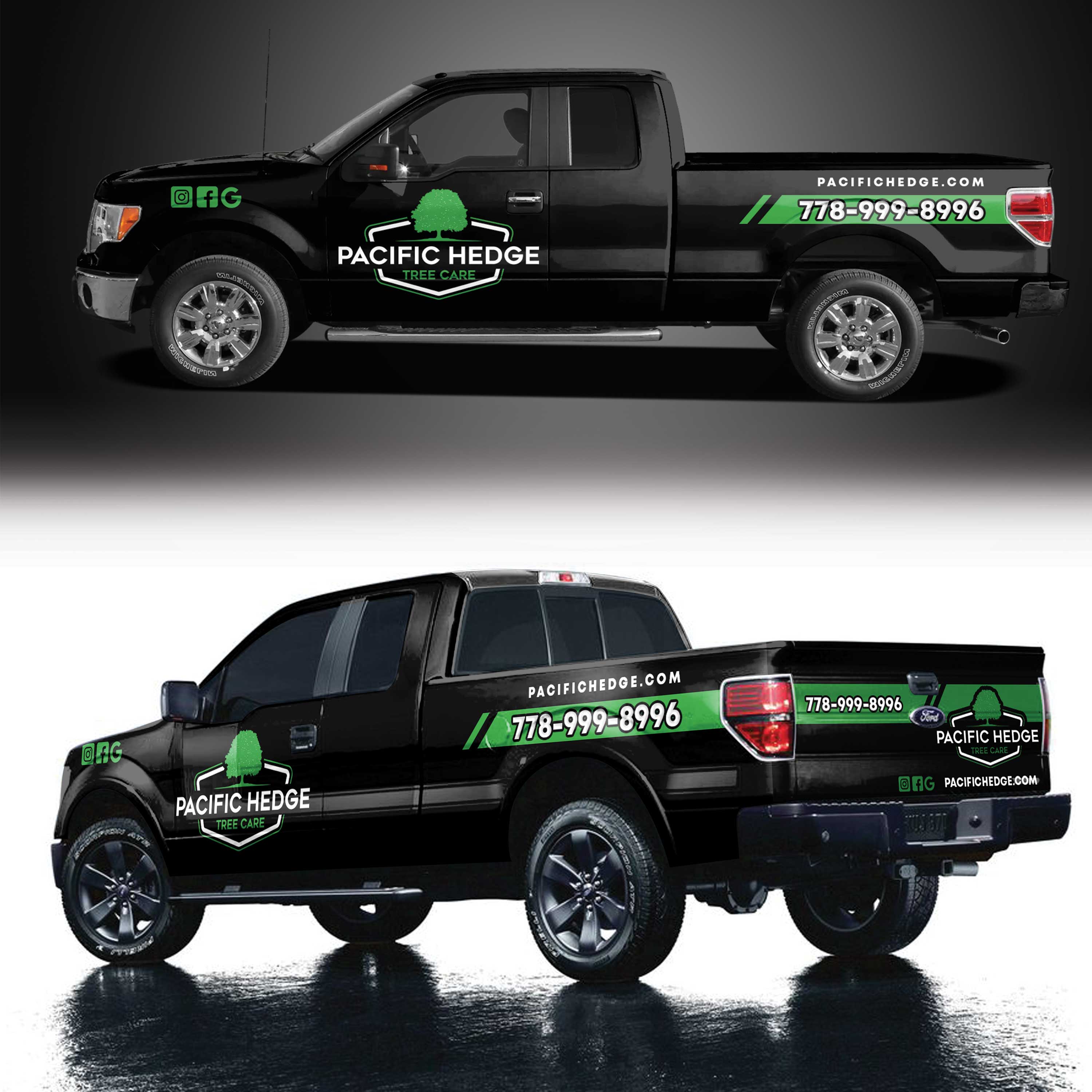 Car Wrap Design by DESIGN SOLUTIONS 007 for Pacific Hedge Tree Care | Design #34603721