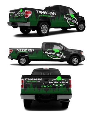 Car Wrap Design by 123graphics for Pacific Hedge Tree Care | Design: #34575093