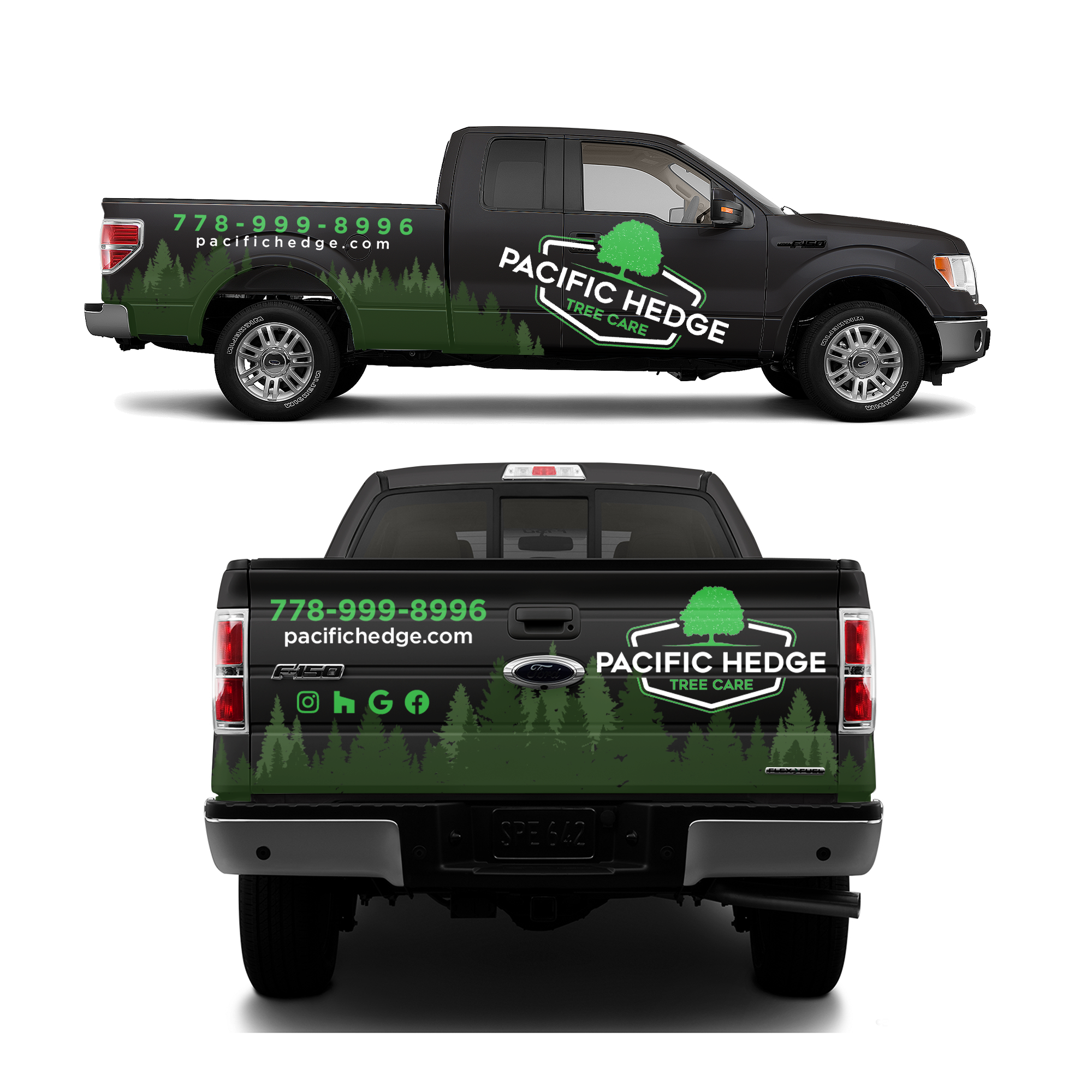Car Wrap Design by 123graphics for Pacific Hedge Tree Care | Design #34591710