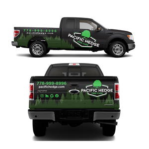 Car Wrap Design by 123graphics for Pacific Hedge Tree Care | Design: #34591710