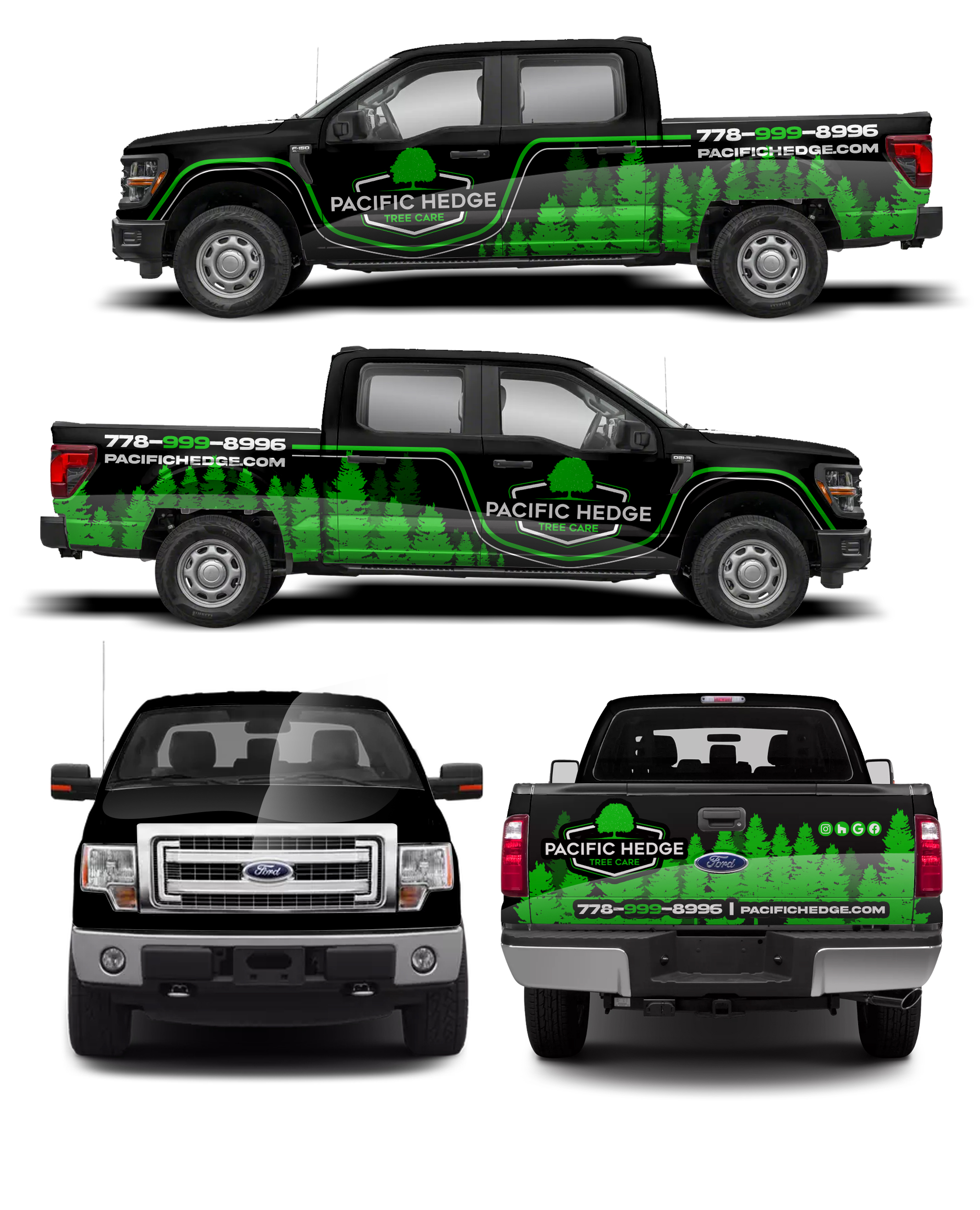 Car Wrap Design by websmartusa for Pacific Hedge Tree Care | Design #34574198