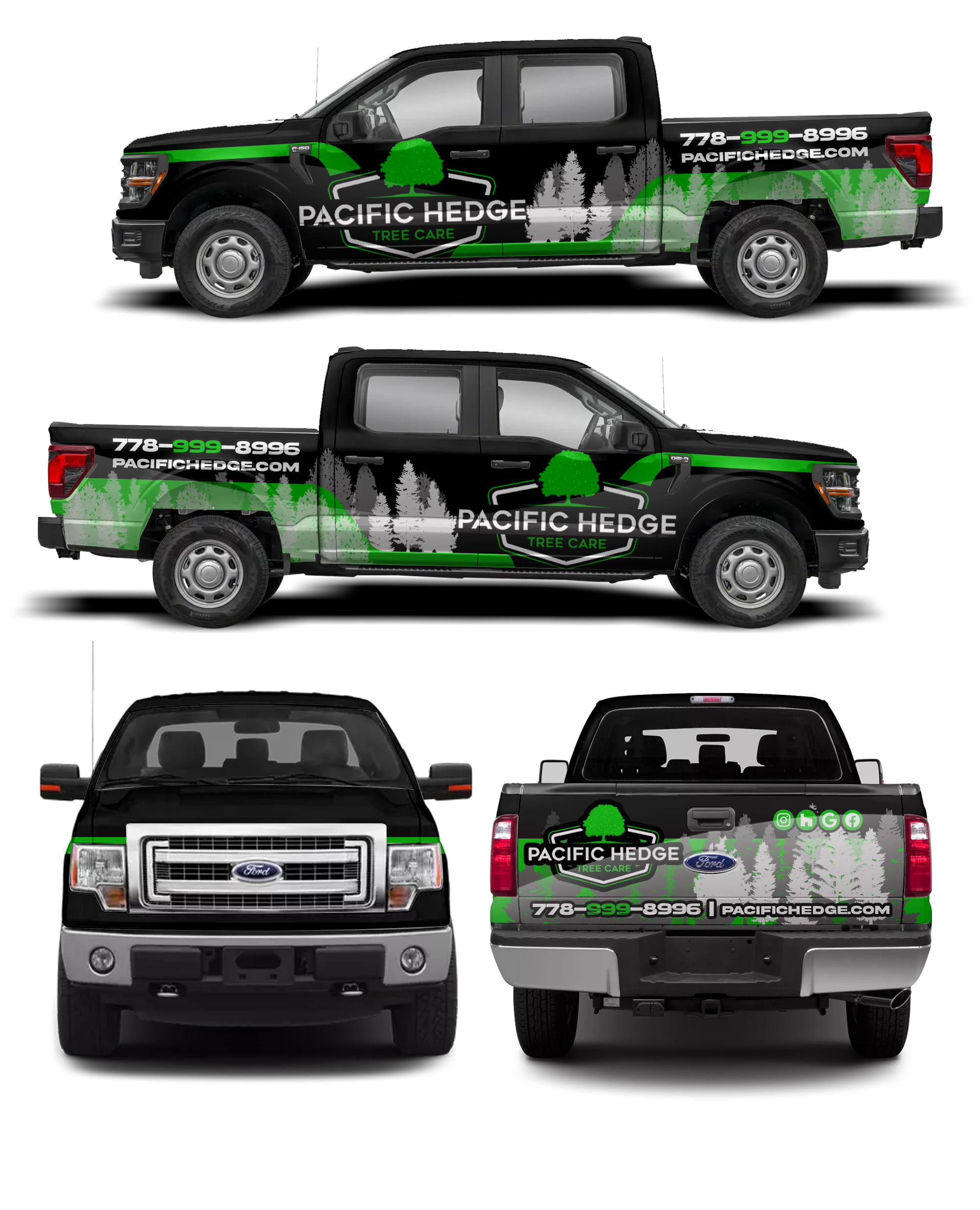 Car Wrap Design by websmartusa for Pacific Hedge Tree Care | Design #34574217
