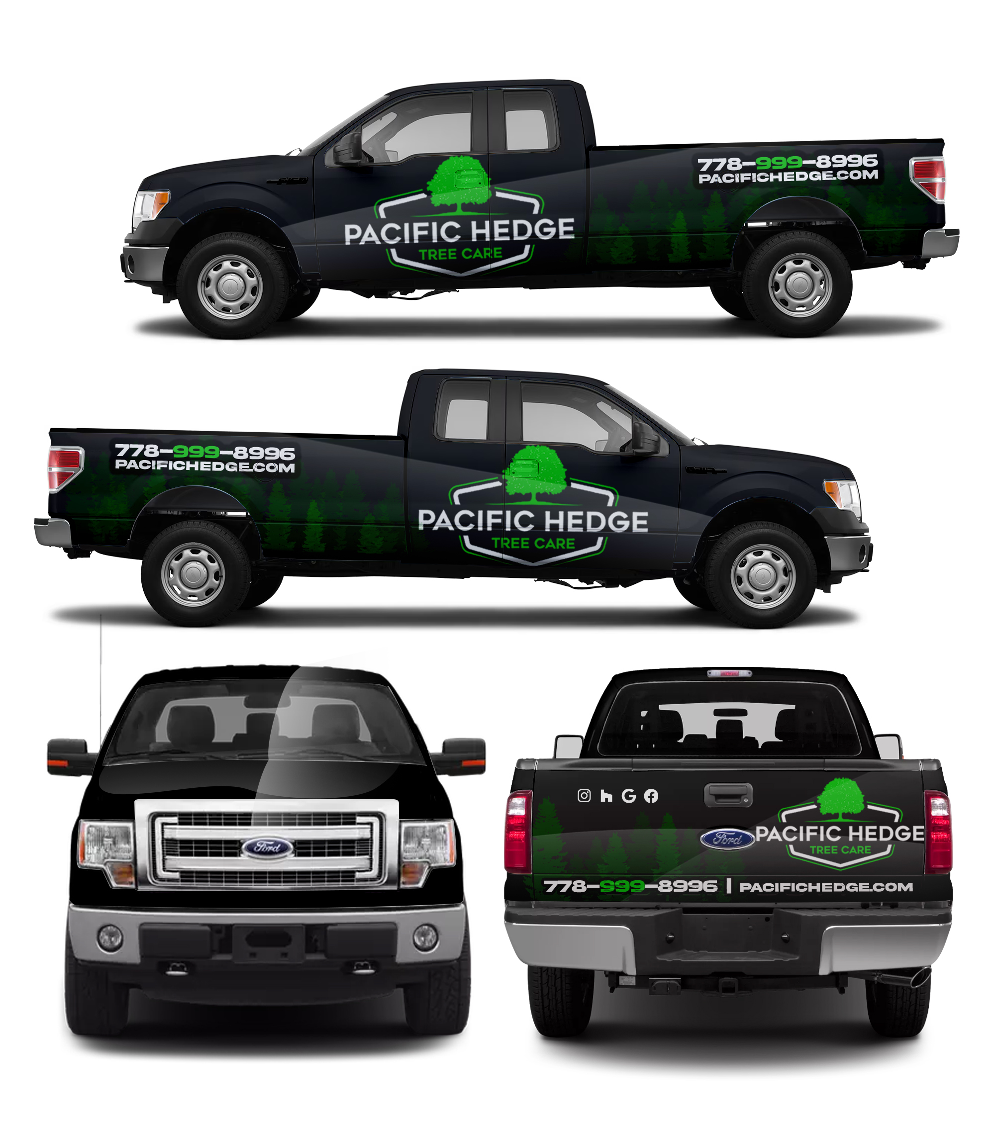 Car Wrap Design by websmartusa for Pacific Hedge Tree Care | Design #34582785