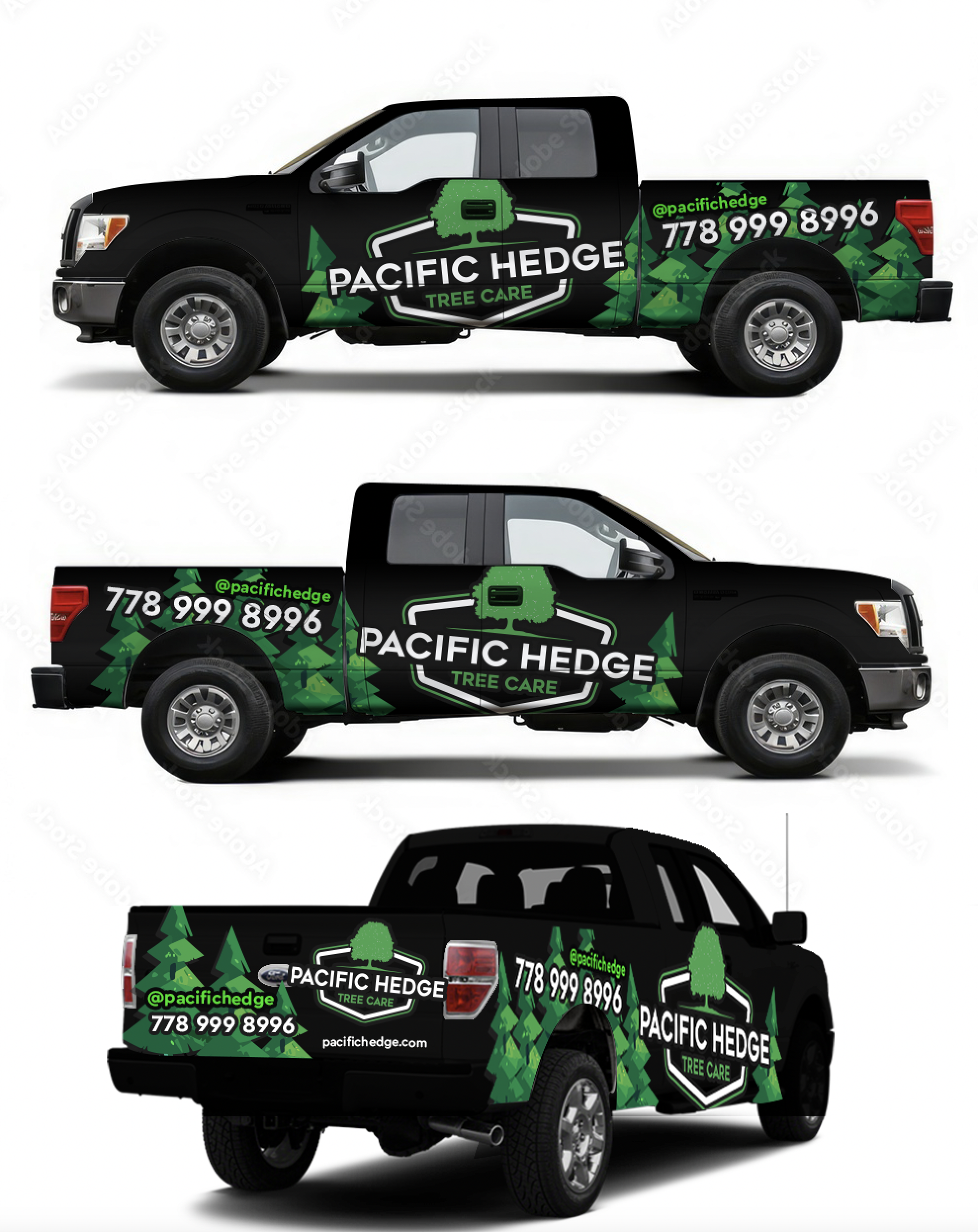 Design de Covering de Véhicule par kikodelena pour Pacific Hedge Tree Care | Design #34576018