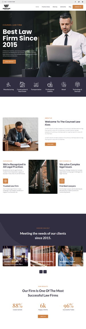 Web Design by Panther_X for this project | Design: #34660652