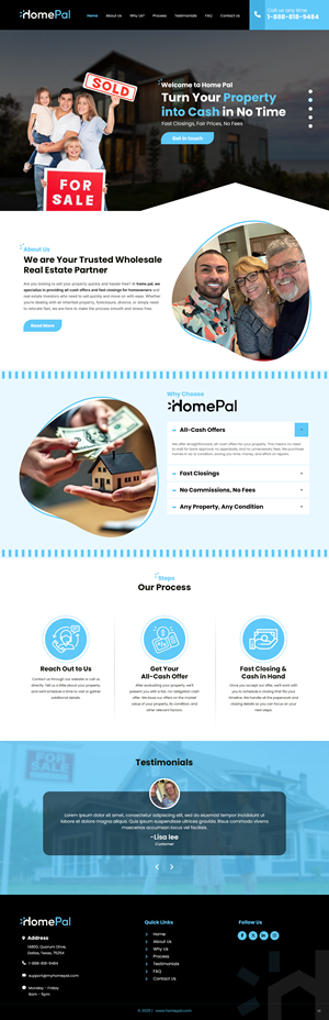 Web Design by pb for this project | Design: #34584425