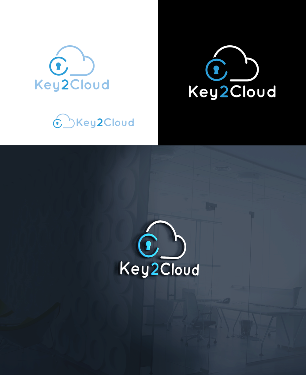Logo Design by RA-bica for Key2Cloud B.V. | Design #35598991