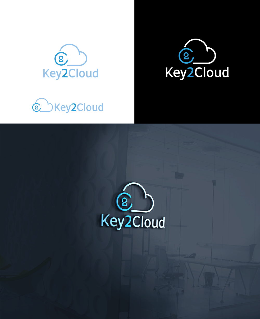 Logo Design by RA-bica for Key2Cloud B.V. | Design #35599389