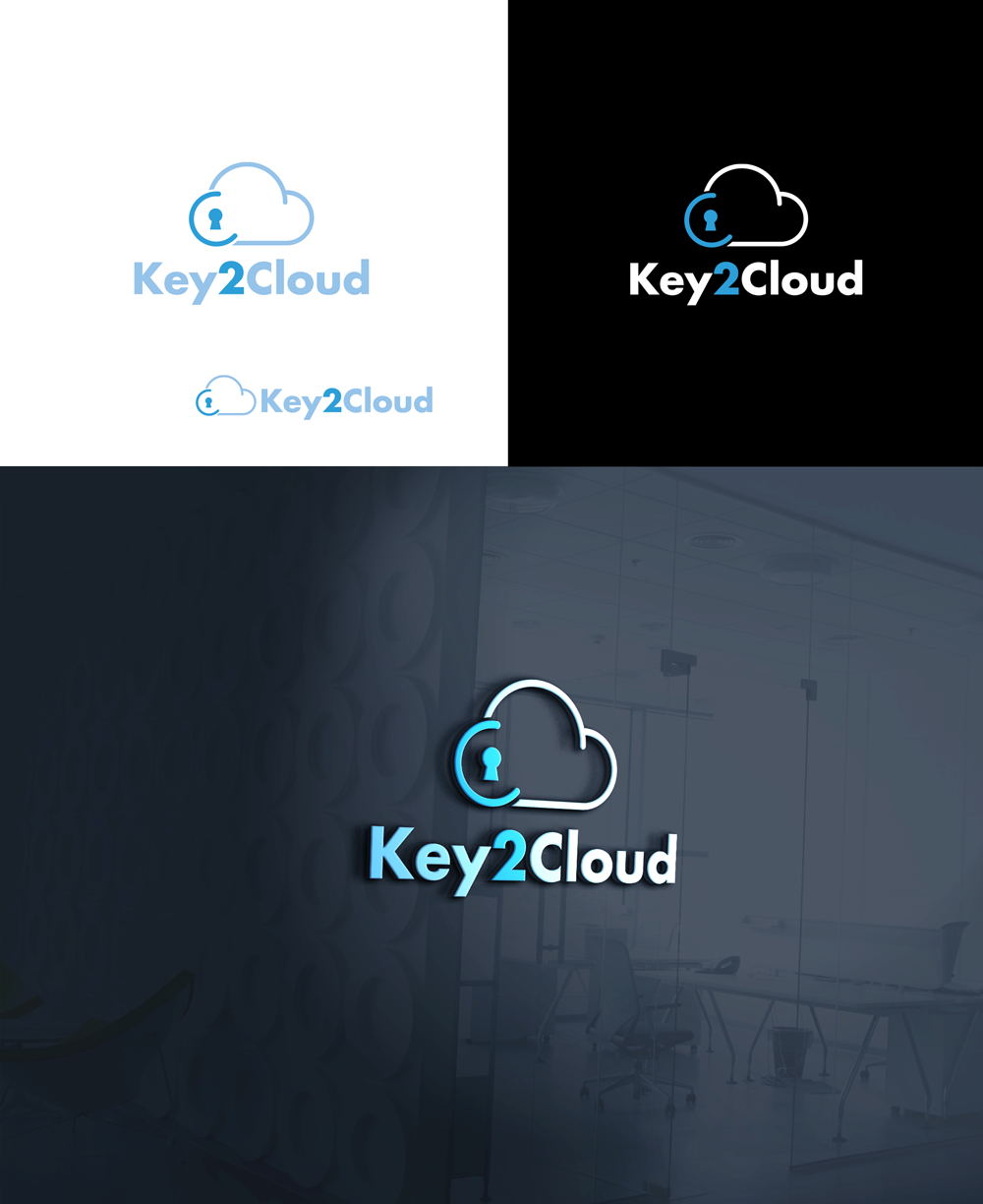 Logo Design by RA-bica for Key2Cloud B.V. | Design #35599812