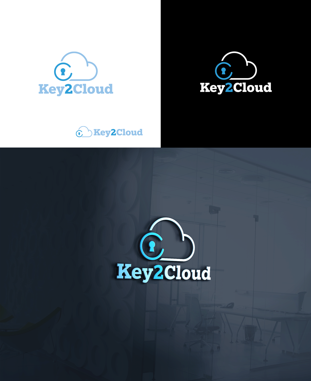 Logo Design by RA-bica for Key2Cloud B.V. | Design #35599971