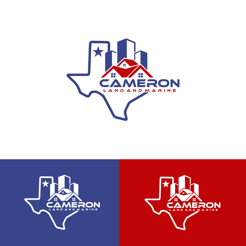 Logo Design by Buntu Pol for Cameron Land and Marine  | Design #34579347