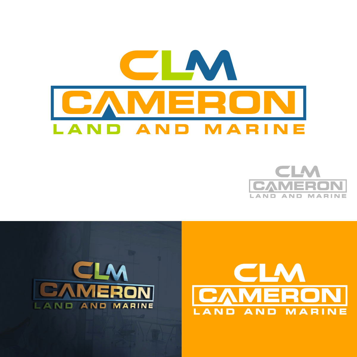 Logo Design by Suvendu.S for Cameron Land and Marine  | Design #34624105