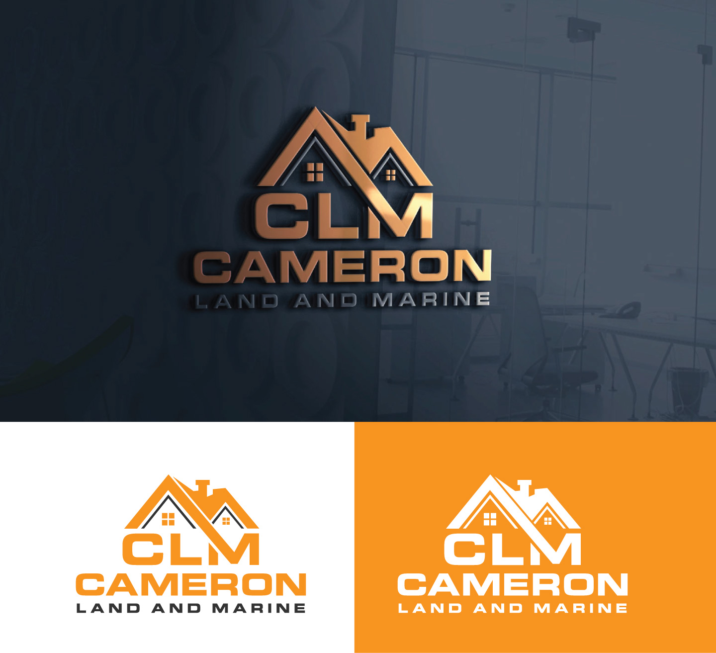 Logo Design by rass07 for Cameron Land and Marine  | Design #34581705
