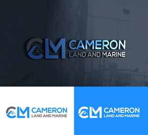 Logo Design by rass07 for Cameron Land and Marine  | Design: #34582344