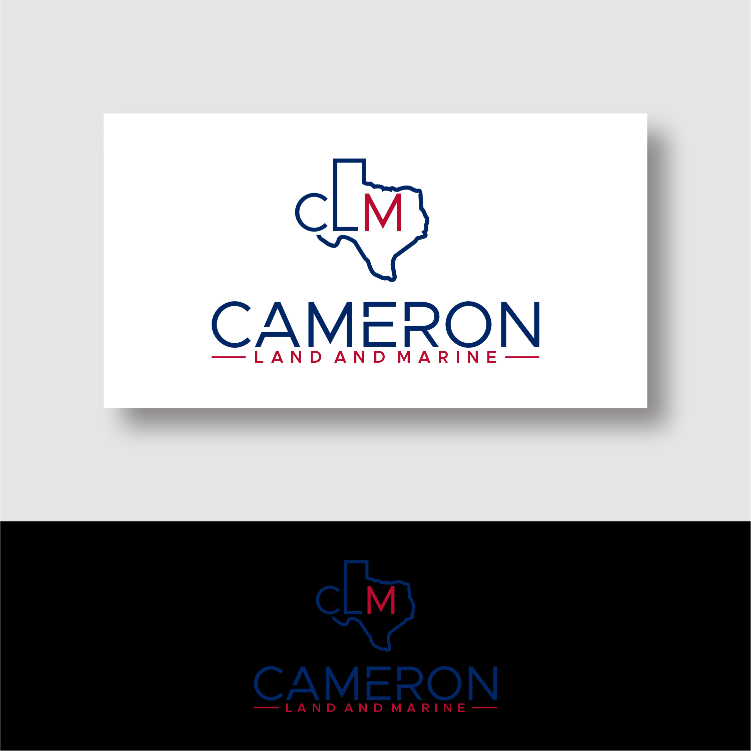 Logo Design by ganesaputu for Cameron Land and Marine  | Design #34579417