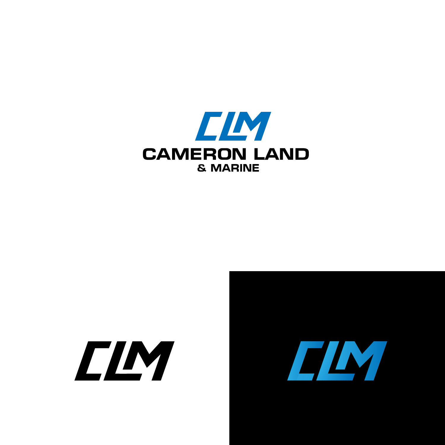 Logo Design by Art_lv for Cameron Land and Marine  | Design #34614964