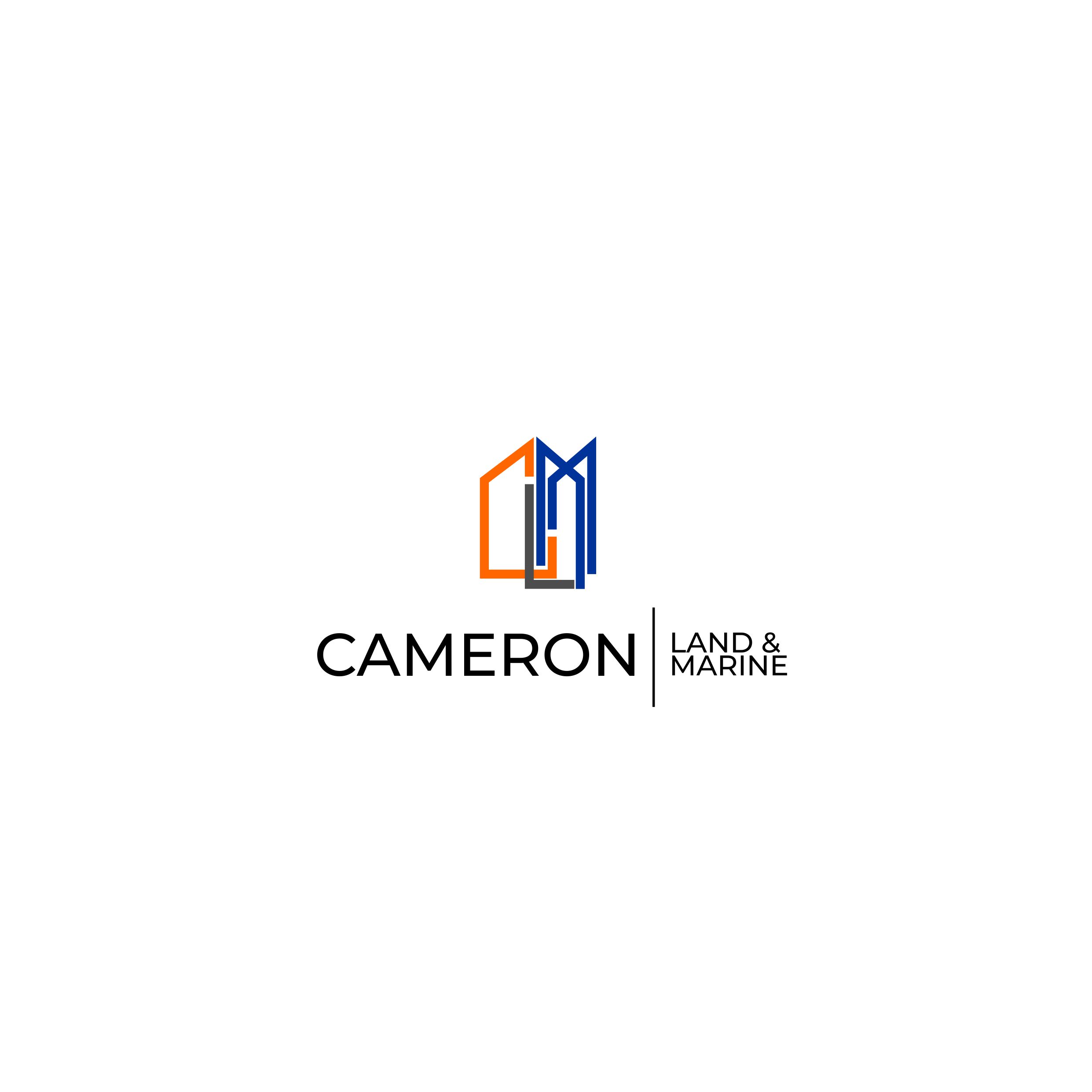 Logo Design by Jeferson HP for Cameron Land and Marine  | Design #34584687