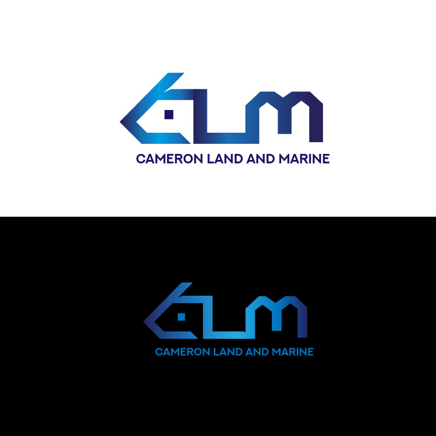Logo Design by Dhimant Maloo for Cameron Land and Marine  | Design #34582595