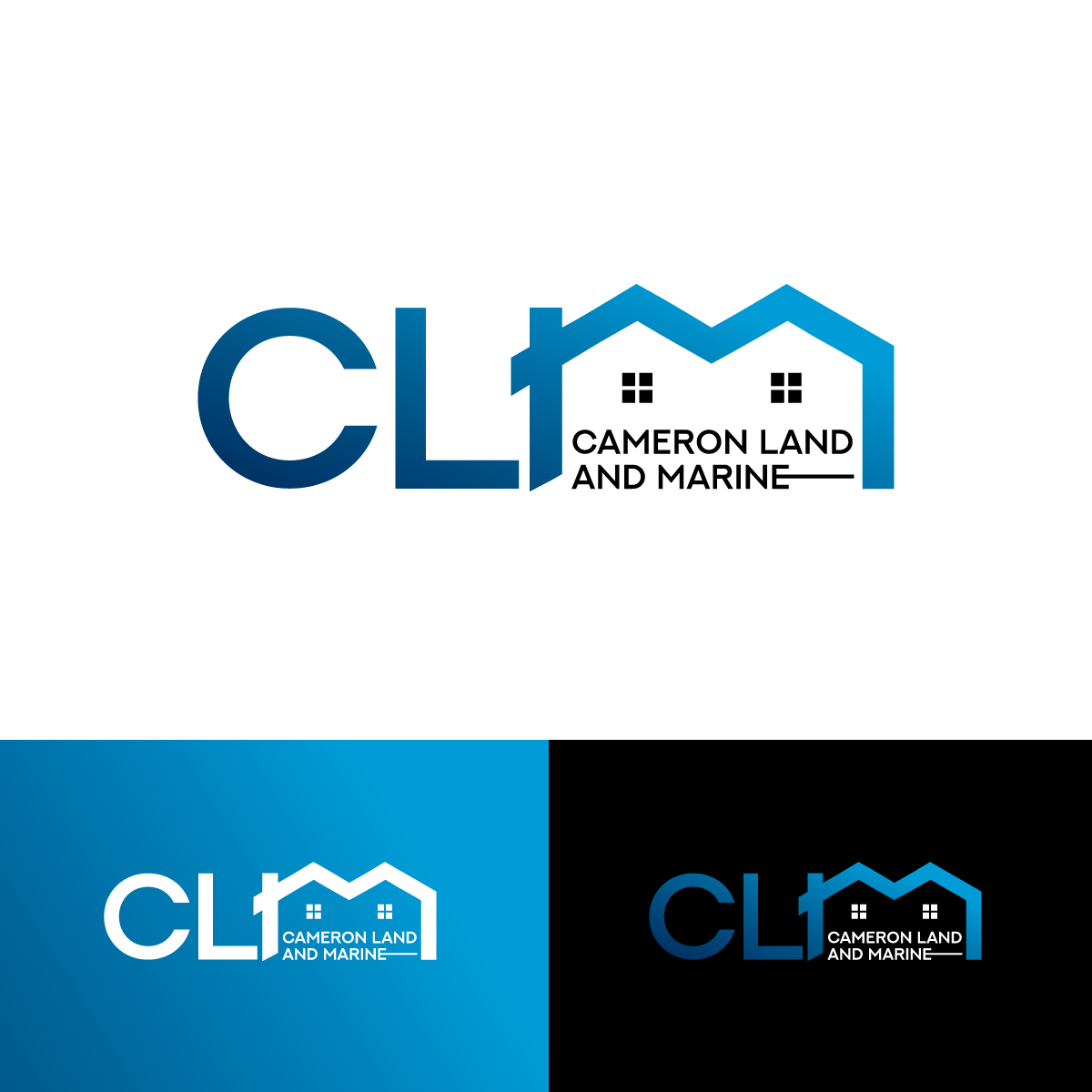 Logo Design by Dhimant Maloo for Cameron Land and Marine  | Design #34582596