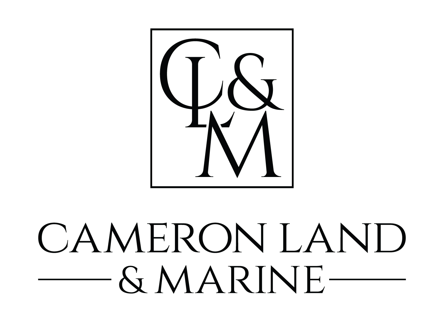 Logo Design by Atec for Cameron Land and Marine  | Design #34801064