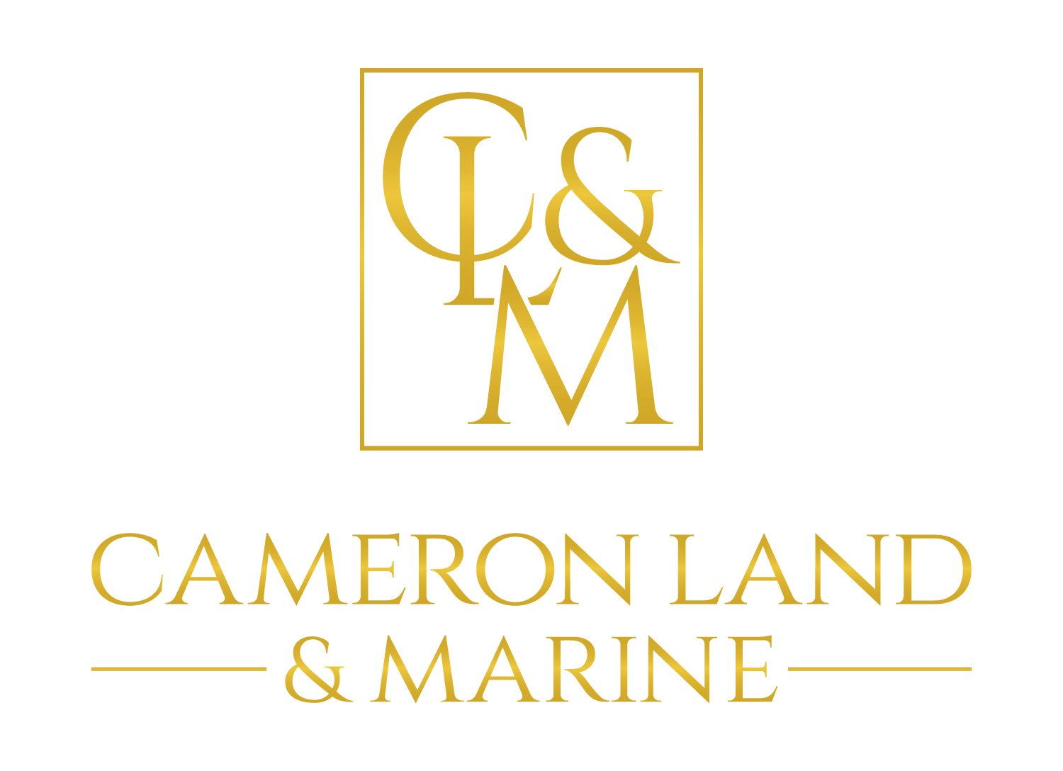 Logo Design by Atec for Cameron Land and Marine  | Design #34801066